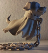 Spooky Halloween Dog Ghost Illusion